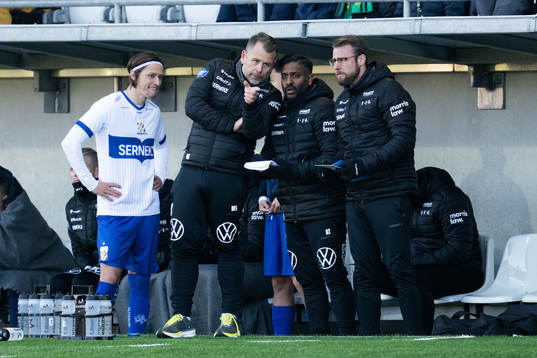 IFK Göteborgs tränare Mikael Stahre med assisterande