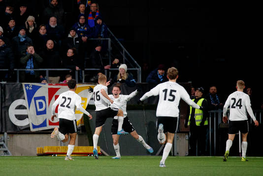 Örebros Noel Milleskog gör 1-1 och jublar