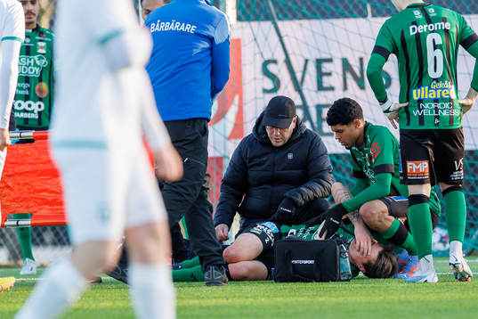 Varbergs Jon Birkfeldt har ont