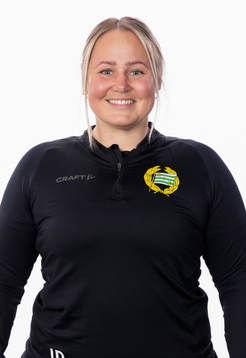 Hammarbys Naprapat Jill Buskas poserar för ett porträtt den 28 februari 2023 i Stockholm.