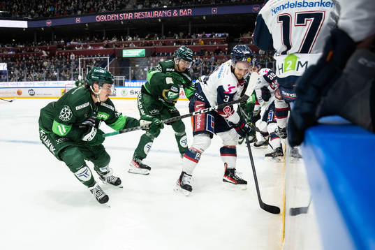 Färjestads Joakim Nygård och Linköpings Linus Hultström