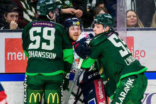 Färjestads Linus Johansson, Linköpings Linus Hultström