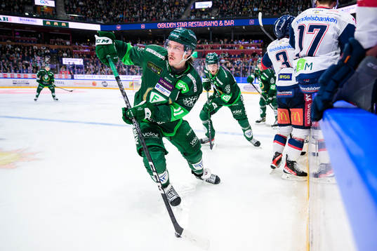 Färjestads Joakim Nygård och Linköpings Linus Hultström