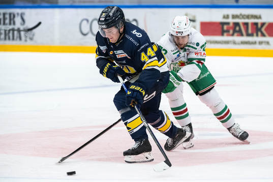 HV71s Emil Andrae och Rögles Daniel Zaar