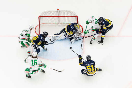 Rögles Simon Hjalmarsson, Valtteri Viljanen och Marco