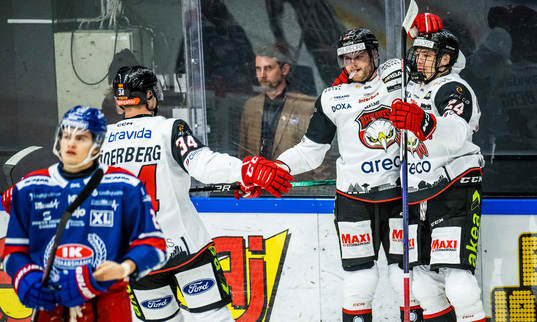 Malmö Redhawks Kim Rosdahl jublar