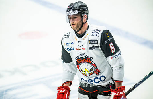 Malmö Redhawks Kim Rosdahl jublar