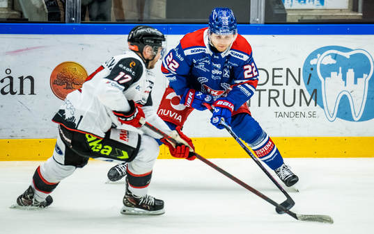 Malmö Redhawks Pathrik Westerholm och Oskarshamns John