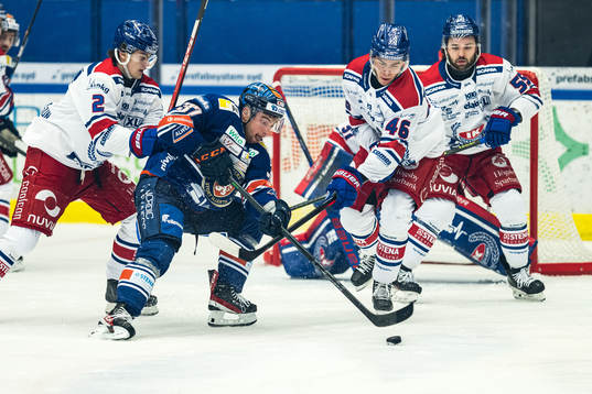 Växjös Glenn Gustafsson och Oskarshamns Liam Svensson