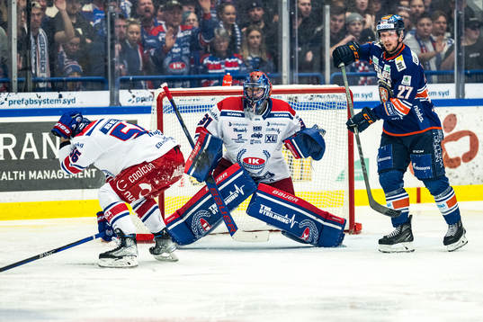 Oskarshamns målvakt Tim Juel