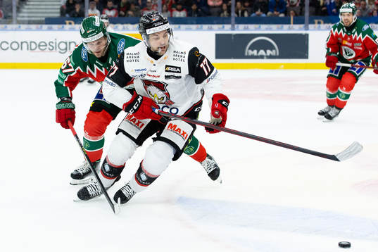 Frölundas Jacob Nilsson och Malmö Redhawks Pathrik