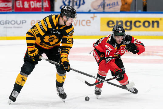 Skellefteås Albin Sundsvik och Luleås Isac Brännström