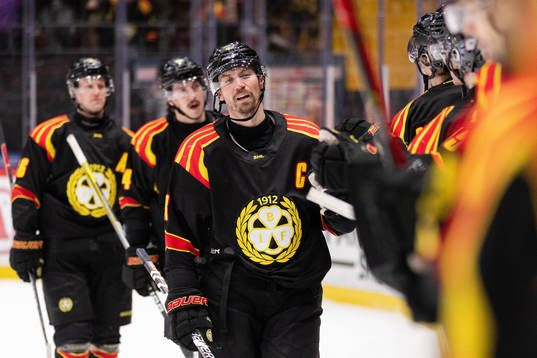 Brynäs Anton Rödin jublar