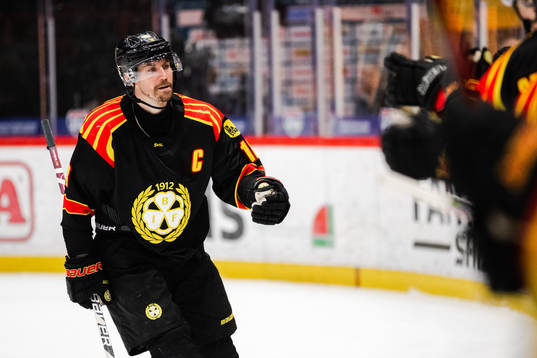 Brynäs Anton Rödin jublar
