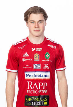 Skövdes Linus Mattsson poserar för ett porträtt den 2 mars 2023 i Skövde.