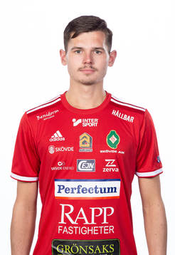 Skövdes Oscar Haglund poserar för ett porträtt den 2 mars 2023 i Skövde.