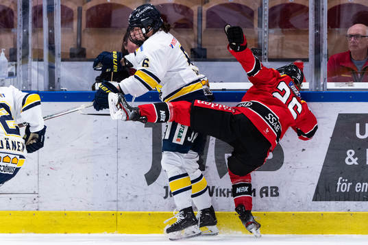 HV71s Charlotte Wittich och Luleås Sara Lindqvist