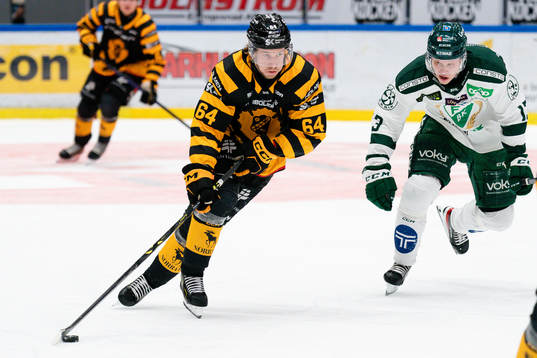 Skellefteås Jonathan Pudas och Färjestads Daniel Viksten