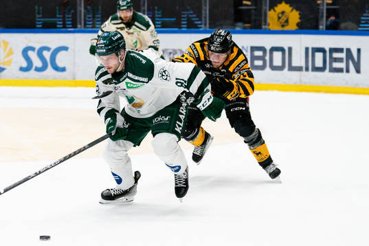 Färjestads Theodor Lennström och Skellefteås Max Lindholm