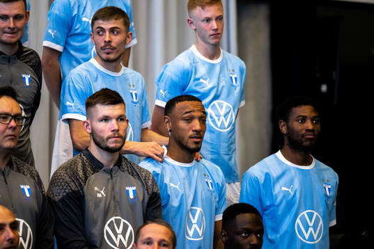 Malmö FFs Patriot Sejdiu och Derek Cornelius