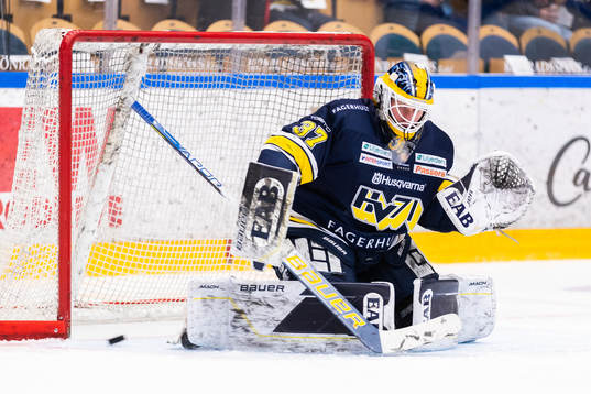 HV71s målvakt Jonas Gunnarsson