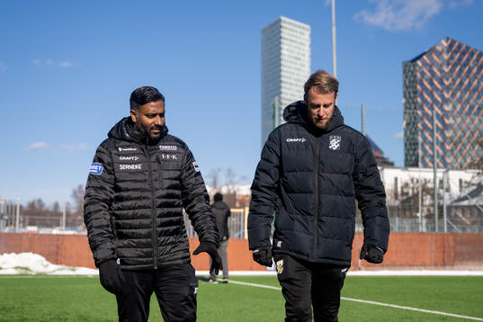 Tillfälliga huvudtränarna Alexander Tengryd och William Lundin