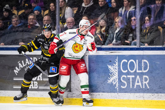 Västerås Simon Robertsson och Moras Robin Johansson