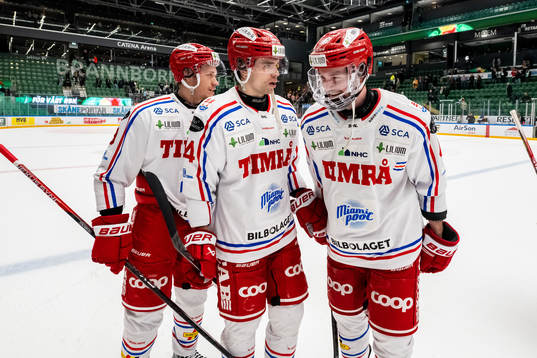 Timrås Didrik Strömberg, Emil Pettersson  och Tim Erixon
