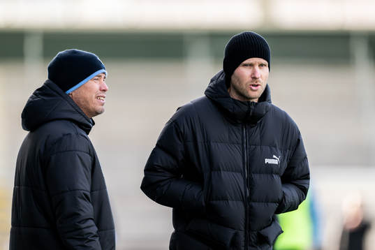Sportchef Daniel Andersson och assisterande sportchef Ola Toivonen