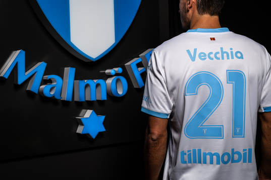 Malmö FF presenterar Stefano Vecchia som ny spelare