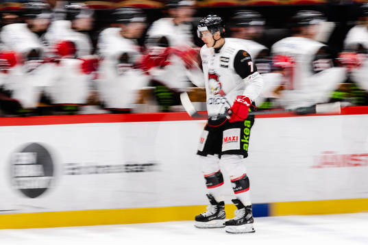 Malmö Redhawks Oliver Lauridsen jublar