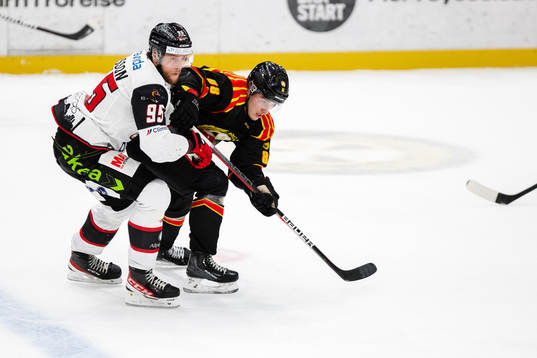 Malmö Redhawks Carl Persson och Brynäs Dmytro Timashov
