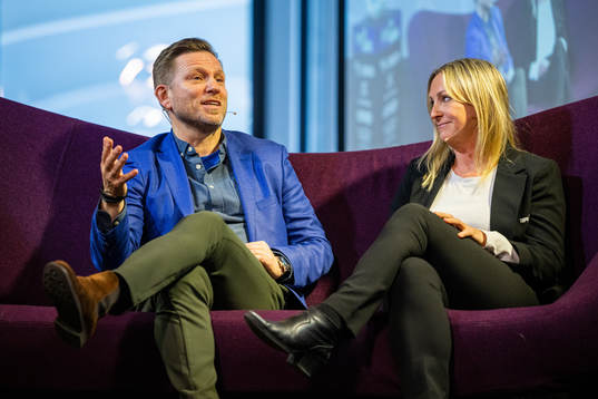 Steinar Nilsen and Hege Jørgensen