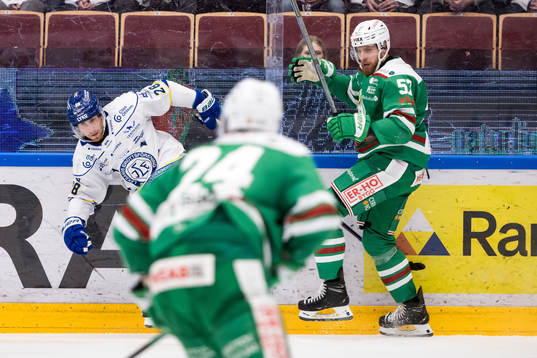 Leksands Justin Glenn Kloos och Rögles Vojtech Mozik
