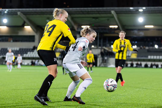 Häckens Agnes Jelander och Lidköpings Therese Pettersson