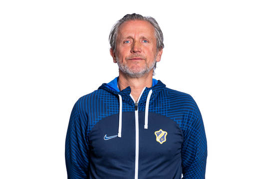 Petter Belsvik, head coach of Stabæk, poses for a portrait