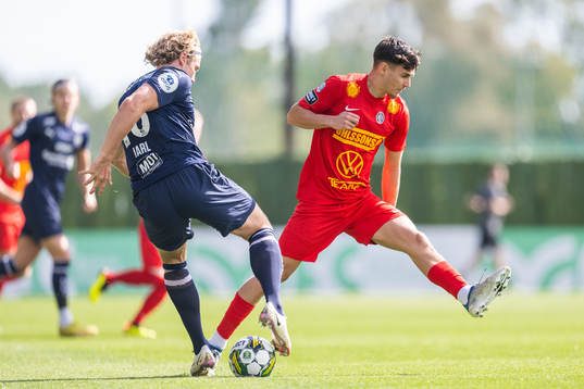 Kristiandsunds Sebastian Jarl och Landskronas Camil Jebara