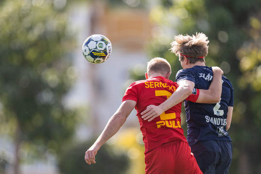 Landskronas Johan Rapp och Kristiansunds Snorre Strand
