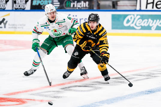 Rögles Tony Sund och Skellefteå AIKs Andreas Wingerli
