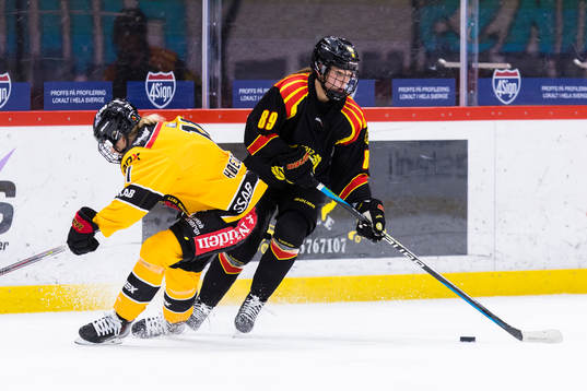 Brynäs Stella Lindell och Luleås Josefine Persson