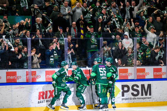 Färjestads Lucas Forsell, Theodor Lennström, Joakim