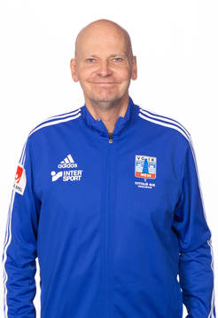 Vittsjös Tränare Thomas Mårtensson poserar för ett porträtt den 17 mars 2023 i Hässleholm.