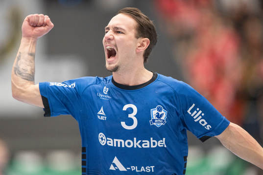 Bla gjennom flere bilder av Handboll, Allsvenskan Herr, Drott Halmstad - Amo