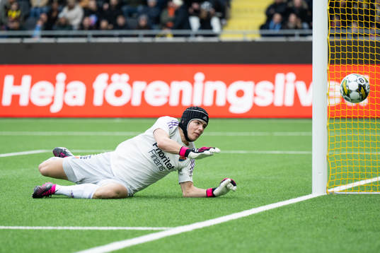 Djurgårdens målvakt Jacob Widell Zetterström