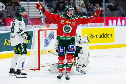 Frölundas Loui Eriksson jublar