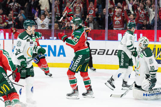 Frölundas Loui Eriksson jublar