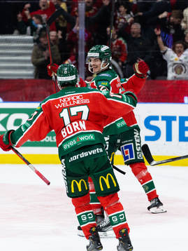 Frölundas Loui Eriksson jublar