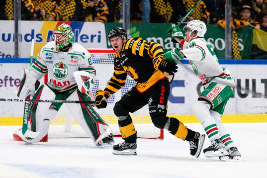 Skellefteå AIKs Max Lindholm och Rögles William Wallinder