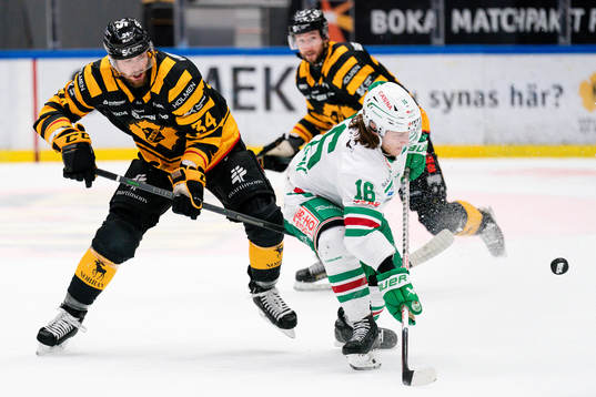 Skellefteå AIKs Tom Kuhnhackl och Rögles Valtteri Viljanen