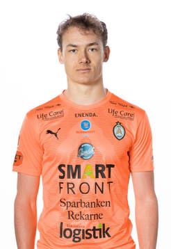 Eskilstunas Anton Ekeroth poserar för en lagbild den 21 mars 2023 i Eskilstuna.